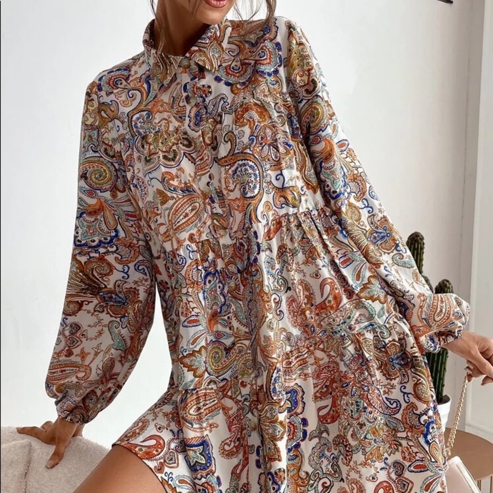 (NWOT) Paisley Print Dress